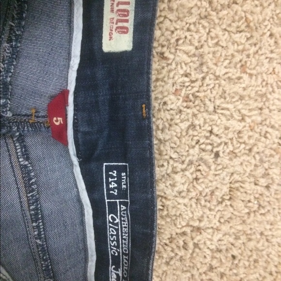 Lolo Design Jeans , size 5, pleated front, blue - Picture 5 of 5